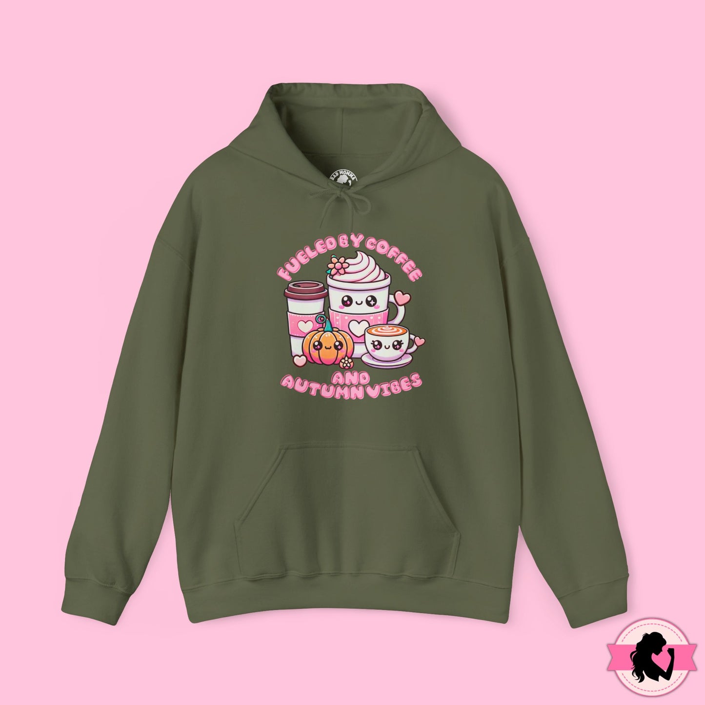 Fueled by Coffee and Autumn Vibes Hoodie