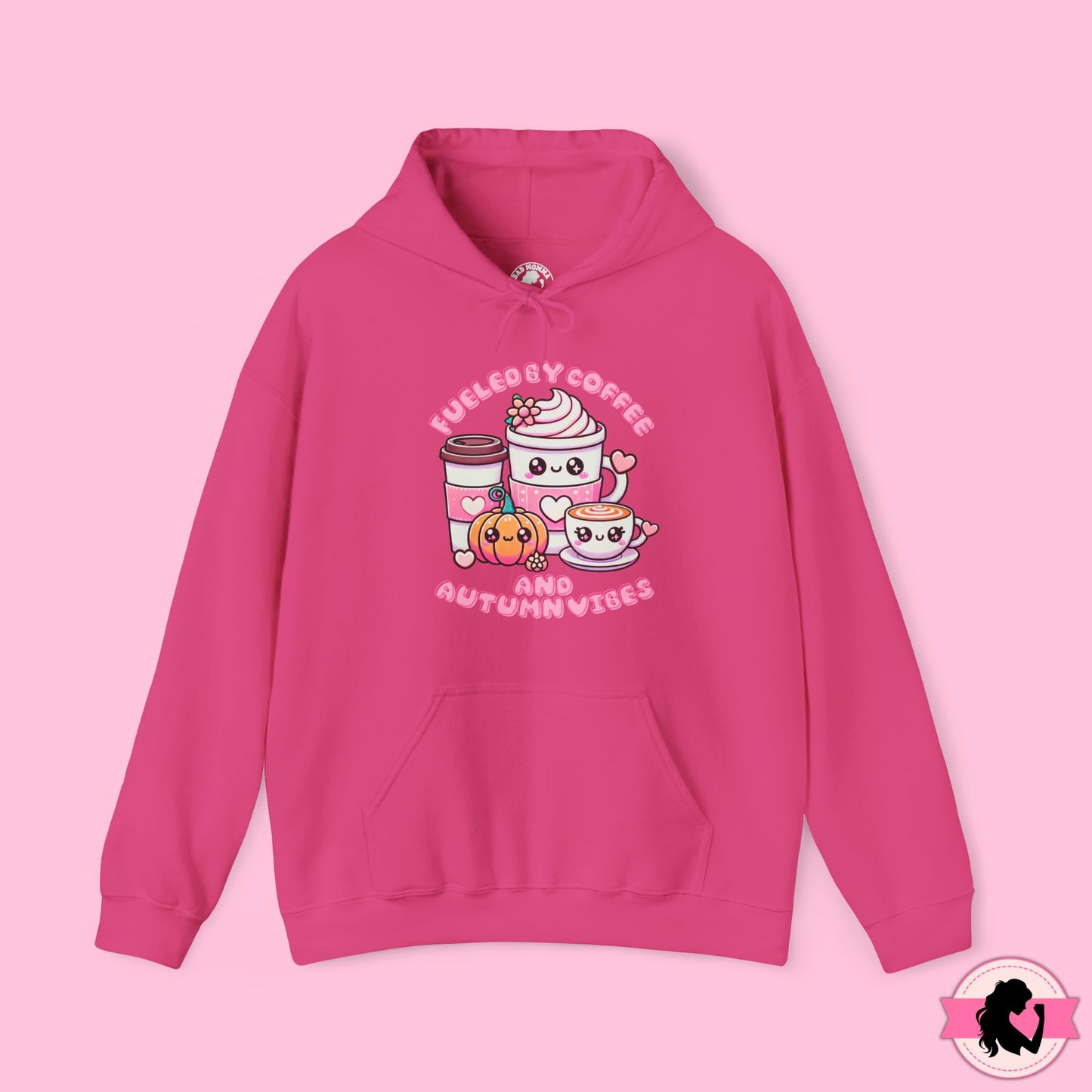 Fueled by Coffee and Autumn Vibes Hoodie
