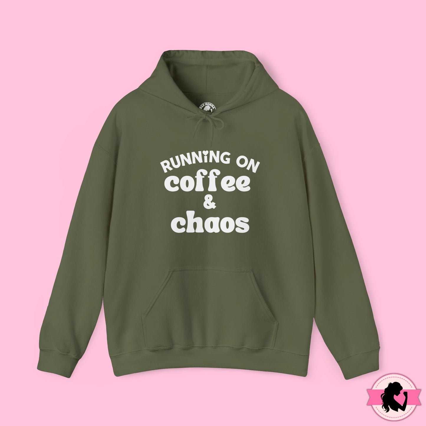Running on Coffee and Chaos Hoodie