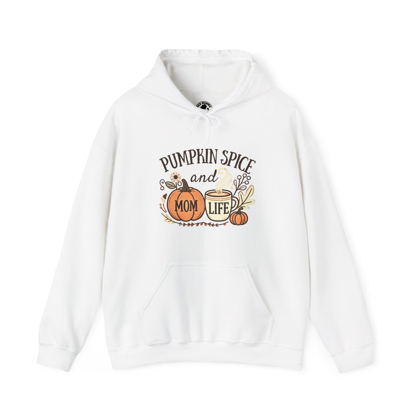 Pumpkin Spice and Mom Life Fall Hoodie