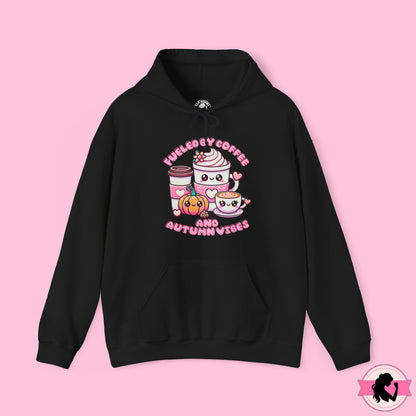 Fueled by Coffee and Autumn Vibes Hoodie