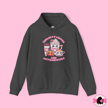 Fueled by Coffee and Autumn Vibes Hoodie