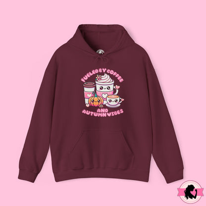 Fueled by Coffee and Autumn Vibes Hoodie