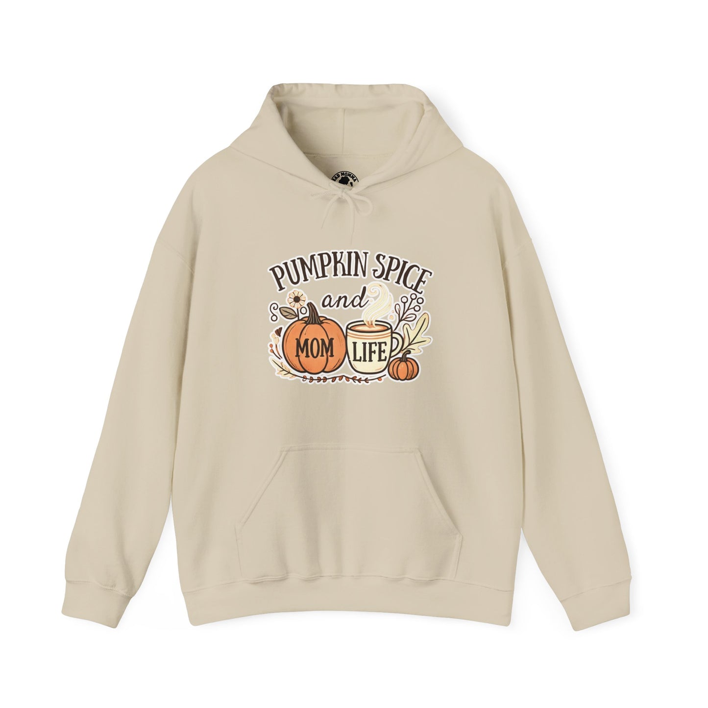 Pumpkin Spice and Mom Life Fall Hoodie