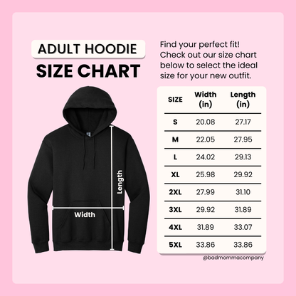 Mommy Pink Heart Hoodie