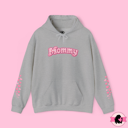 Mommy Pink Heart Hoodie
