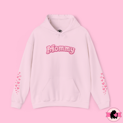 Mommy Pink Heart Hoodie