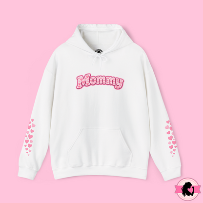 Mommy Pink Heart Hoodie